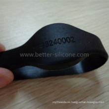 Pulsera de silicona de caucho RFID de moda para actividad publicitaria